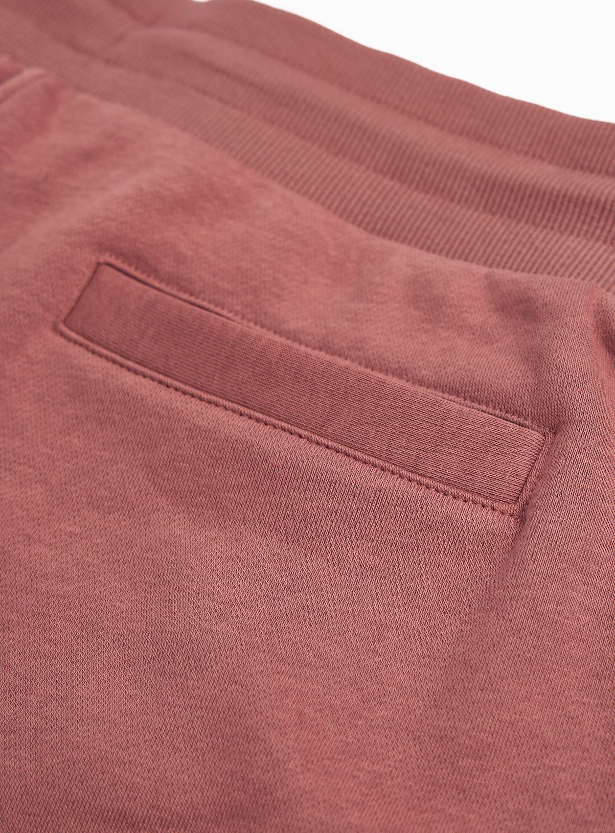 Dark Pink Heavyweight Jersey Shorts S - Image 4